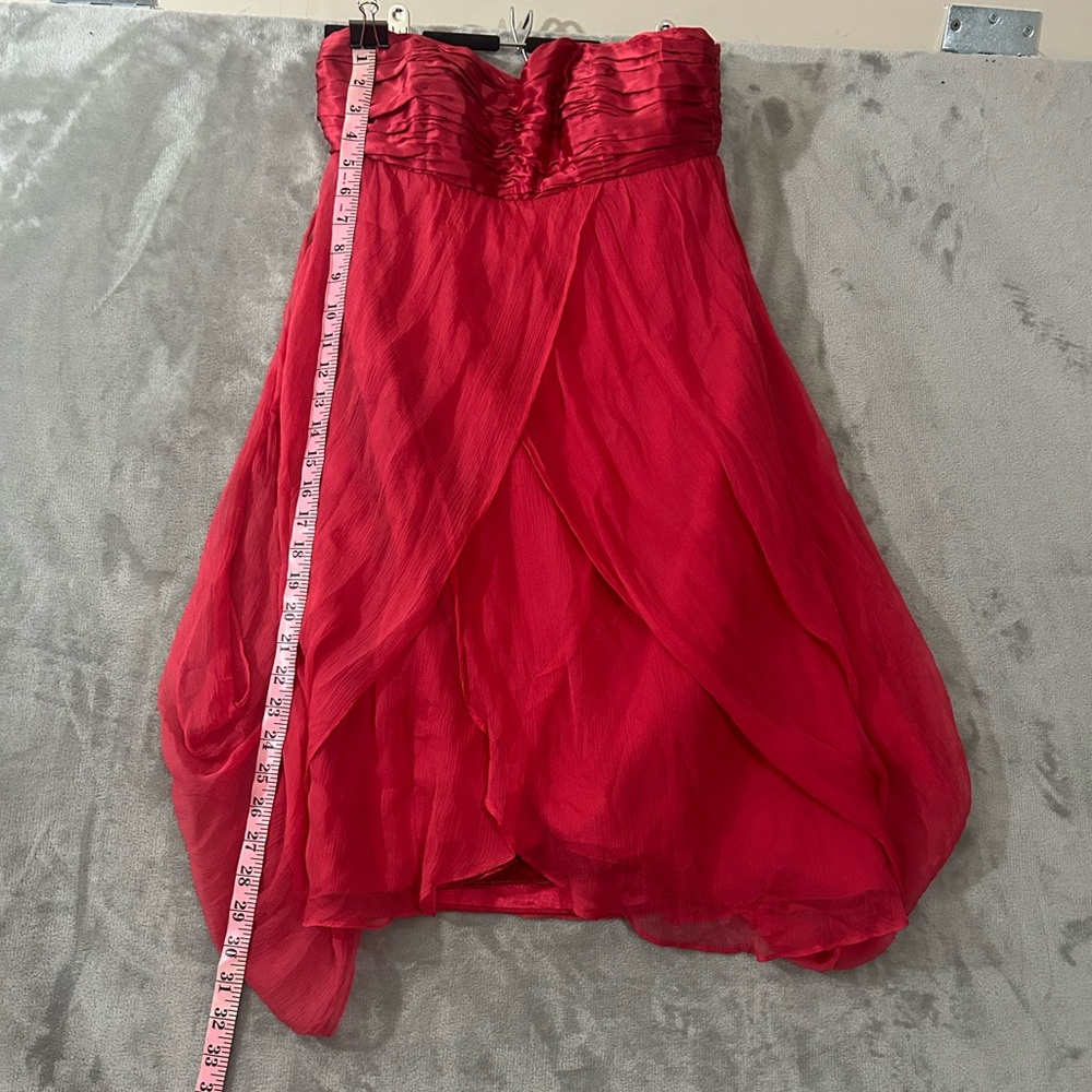 Monsoon silk strapless mini dress - Picture 4 of 14